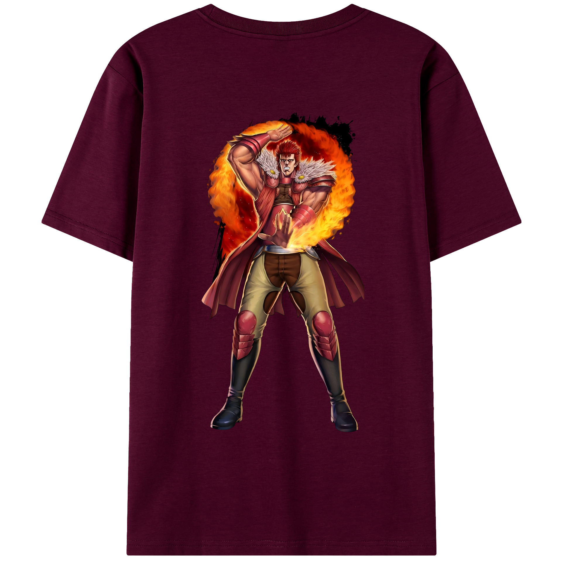 （画像用） 北斗の拳 Fist of the North Star レディース半袖Tシャツ(バックプリント)